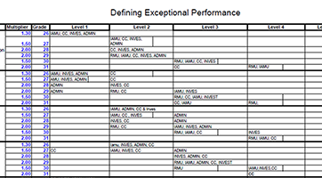 Defining Exceptional Performance Form